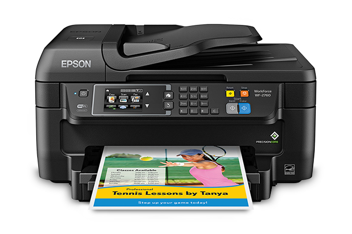 WorkForce WF-2960 Wireless All-in-One Color Inkjet Printer with Built-in  Scanner, Copier, Fax and Auto Document Feeder, Products