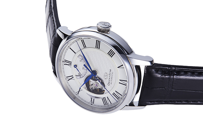 ORIENT STAR: Mechanisch Klassisch Uhr, Krokodilleder Band - 40mm (RE-HH0001S0)