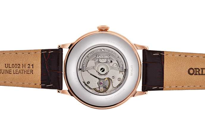 RA-AC0001S | ORIENT: Mechanical Classic Watch, Leather Strap 