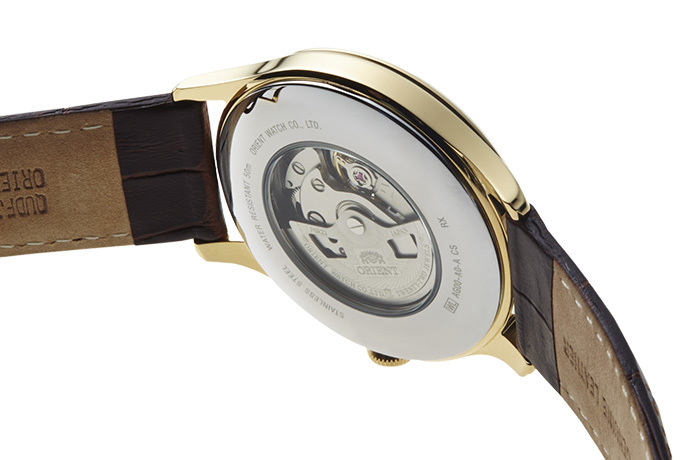 ORIENT: Mechanical Classic Watch, Leather Strap - 43.0mm (AG00002W)