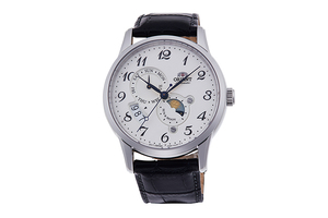 ORIENT: Mechanical Classic Watch, Leather Strap - 42.5mm (RA-AK0003S)