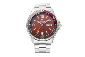 ORIENT: Mechanical Sports Watch, Metal Strap - 41.8mm (RA-AA0820R)