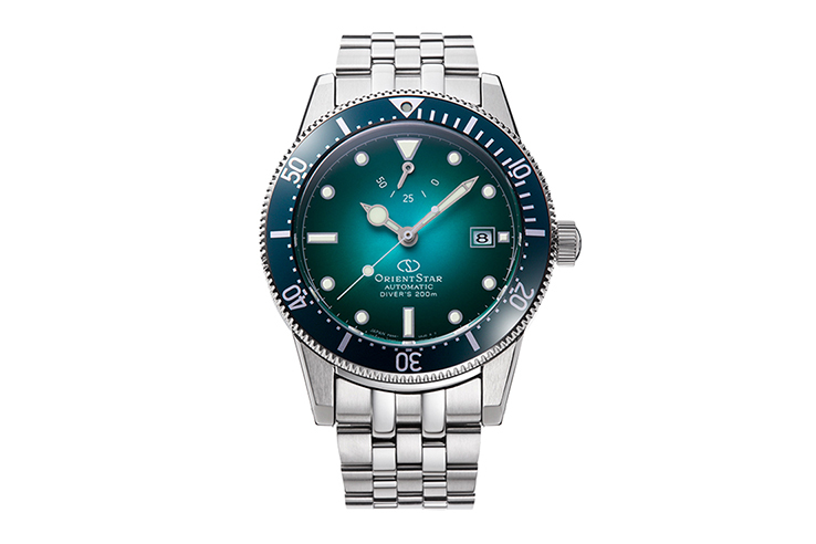 Orient watch green dial sale