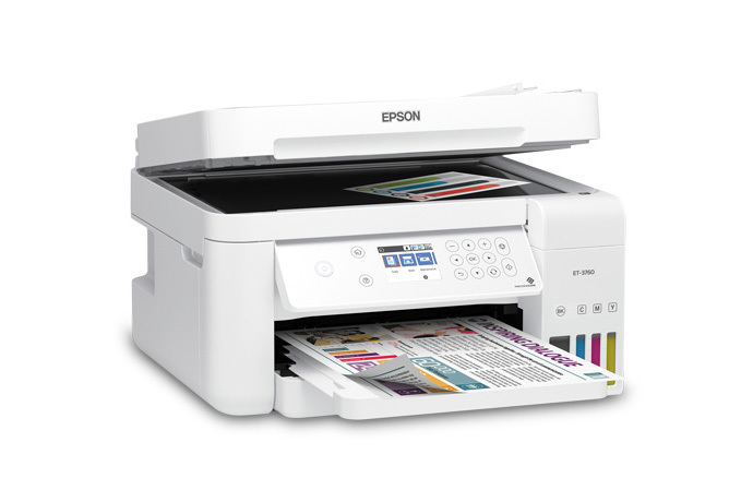 Epson EcoTank ET-3760 Special Edition All-in-One Wireless Printer with Two  Bonus Black Ink Bottles