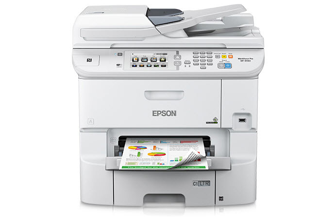 Epson WorkForce Pro WF-6590 Network Multifunction Color Printer - Certified ReNew