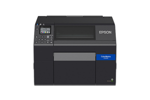 Imprimante d’étiquettes à jet d’encre couleur ColorWorks<sup>®</sup> CW-6500A avec coupe-papier automatique (glacé)