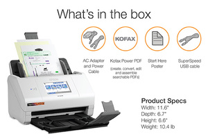 RapidReceipt&trade; Desktop Scanner, RR-600W - Value Edition