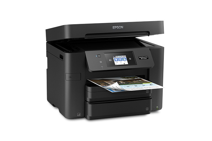 Epson WorkForce Pro WF-4734 All-in-One Printer:4-in-1 with Wi-Fi Print/Copy/Scan/Fax 