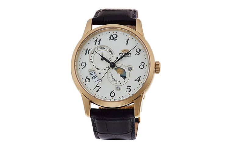 RA-AK0002S | ORIENT: Mechanical Classic Watch, Leather Strap