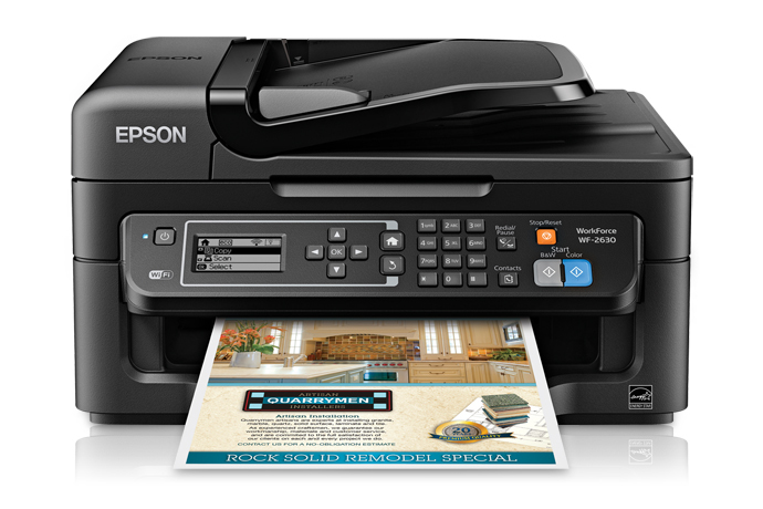 IVEA - Imprimante Epson WorkForce 2630 👌🏼 - 4 en 1: Impression