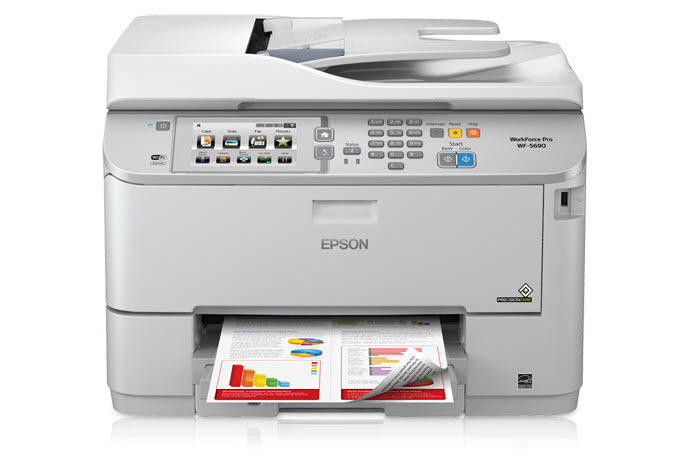 Epson WorkForce Pro WF-5690 Network Multifunction Color Printer with PCL/Adobe PS