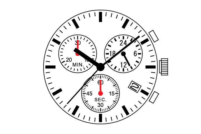 MUSCLE MOVEMENT  Chronograph  VR34