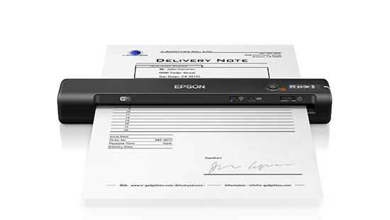 B11B253502 | Epson WorkForce ES-60W Wi-Fi Portable Sheetfed