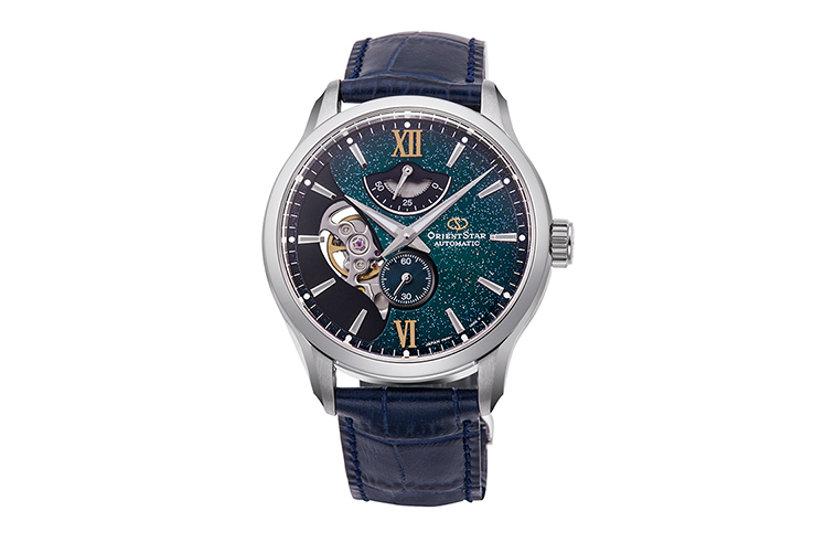 ORIENT STAR: Mechanical Contemporary Watch, Leather Strap - 41.0mm (RE-AV0B05E) Limited