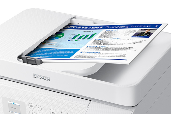 EcoTank ET-4800 Wireless All-in-One Cartridge-Free Supertank Printer with Scanner, Copier, Fax, ADF and Ethernet - Certified ReNew