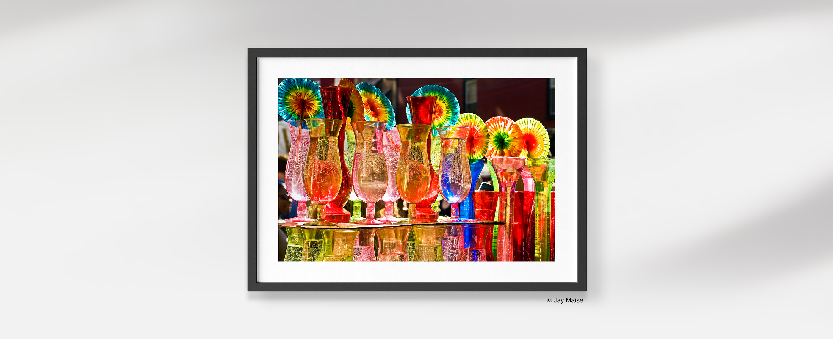 Framed art print, photo copyright Jay Maisel.