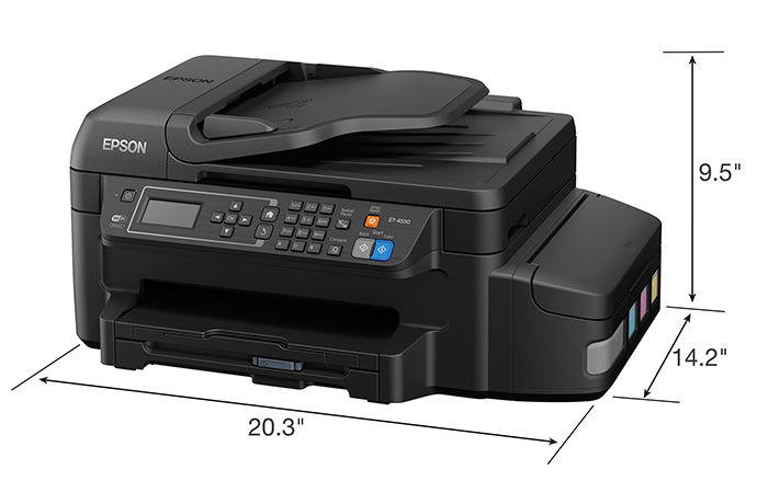 C11CE71201 | Epson WorkForce ET-4550 All-in-One Printer | Product Epson US