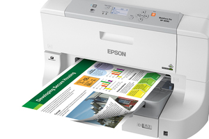 Epson WorkForce Pro WF-8090 Network Colour Printer w/ PCL/Postscript