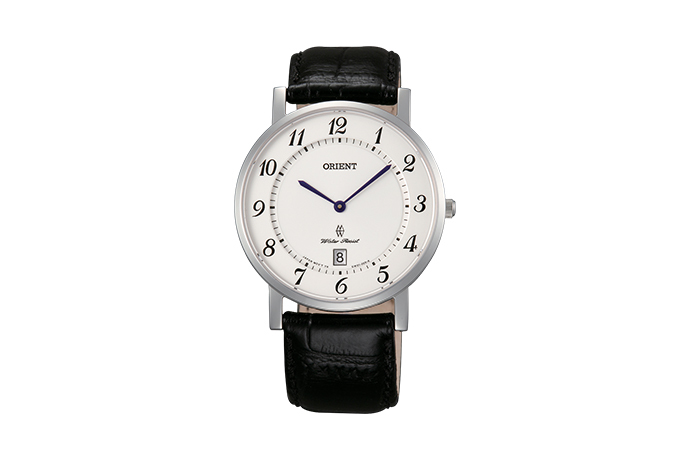 ORIENT: Quartz Classic Watch, Leather Strap - 38.0mm (GW0100JW)