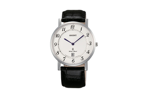 Orient: Cuarzo Clásico Reloj, Cuero Correa - 38.0mm (GW0100JW)