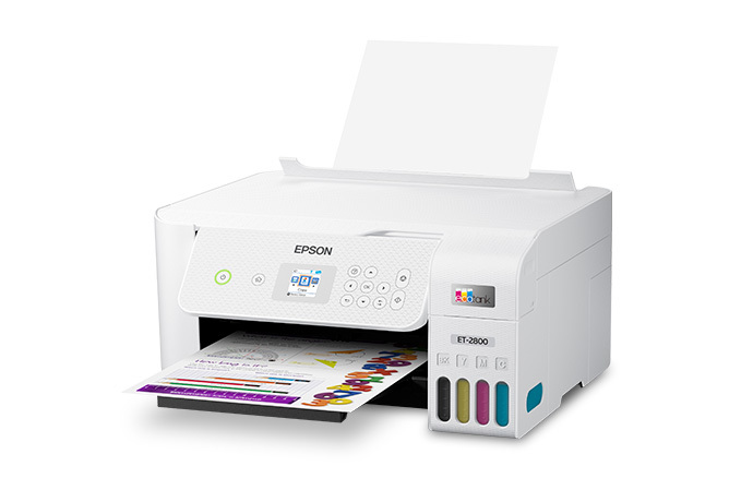 EcoTank ET-2800 Wireless Colour All-in-One Cartridge-Free Supertank Printer with Scan and Copy - Refurbished