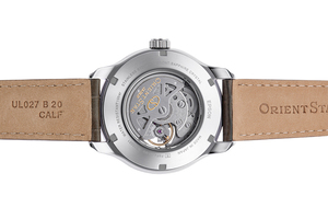 ORIENT STAR: Mechanical Contemporary Watch, Leather Strap - 41.0mm (RE-AV0B10G)