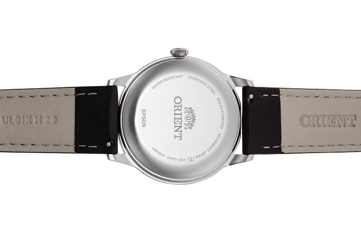 ORIENT: Quartz Classic Watch, Synthetic leather Strap - 38.4mm (RA-WK0004L)