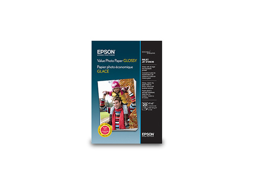 Epson Premium Photo Paper Glossy 8.5X 11 Inches 20 Sheets
