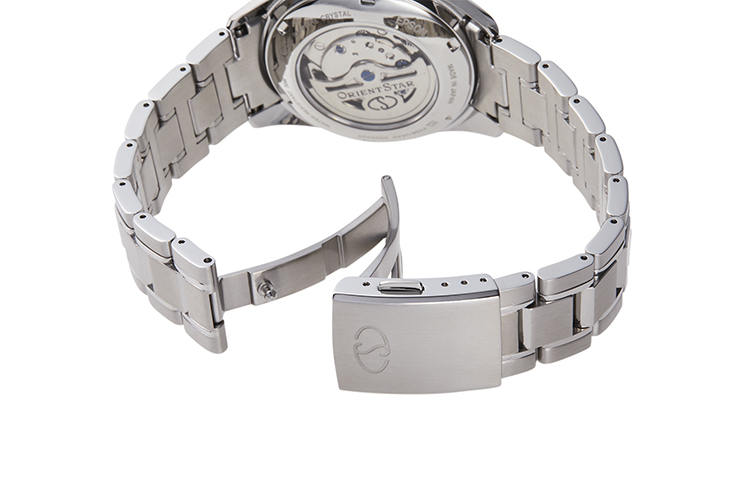 ORIENT STAR: Mechanical Contemporary Watch, Metal Strap - 40.0mm (RE-HK0001S)