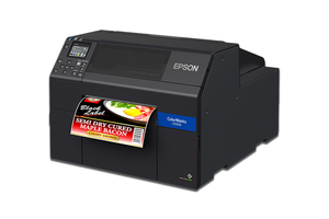 ColorWorks CW-C6500A Color Inkjet Label Printer with Auto Cutter (Matte)
