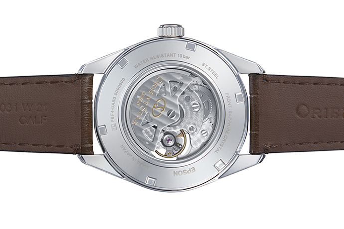 ORIENT STAR: Mechanical Contemporary Watch, Leather Strap - 41.0mm (RE-AV0006Y)