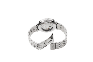 ORIENT: Mechanische Modern Uhr, Metall Band - 42.4mm (RA-AC0J08B)