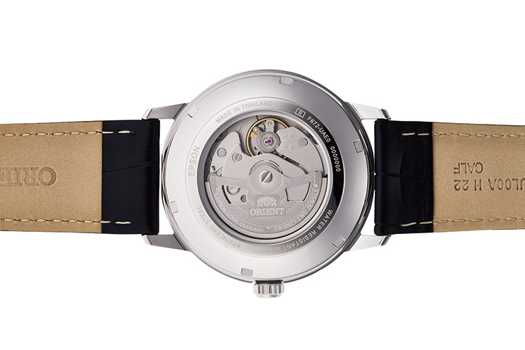 ORIENT: Mechanical Contemporary Watch, Leather Strap - 41.6mm (RA-AC0F05B)