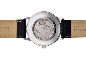 ORIENT: Mechanical Contemporary Watch, Leather Strap - 41.6mm (RA-AC0F05B)