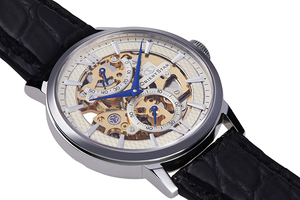 Orient Star: Mecánico Clásico Reloj, Piel de cocodrilo Correa - 39.0mm (DX02002S)