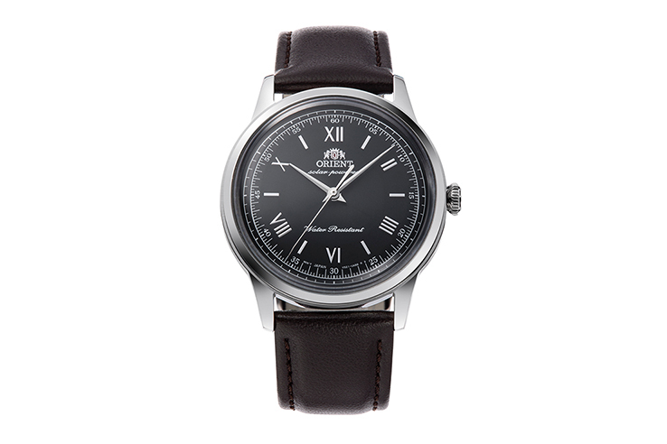ORIENT: Quartz Classic Watch, Synthetic leather Strap - 38.4mm (RA-WK0004L)