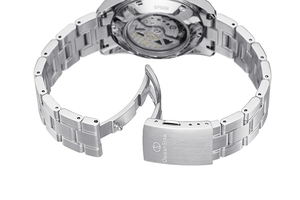 ORIENT STAR: Mechanical Contemporary Watch, Metal Strap - 38.5mm (RE-AU0005L)