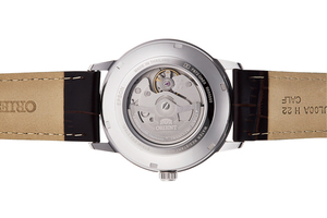 ORIENT: Mechanical Contemporary Watch, Leather Strap - 41.6mm (RA-AC0F07S)