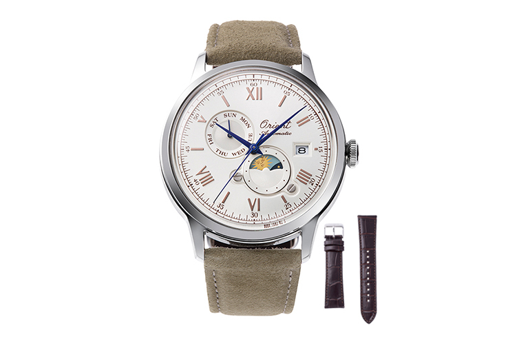 ORIENT: Mechanical Classic Watch, Leather Strap - 41.5mm (RA-AK0808S) Limited