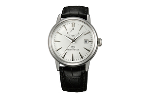 Orient Star: Mecanice Clasice Ceas, Piele Şnur - 38.5mm (AF02004W)