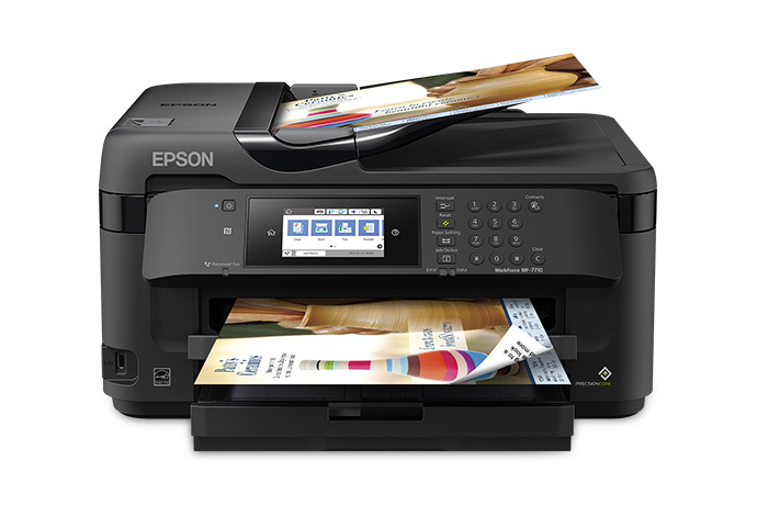 Epson WorkForce WF-7710DWF - imprimante multifonctions jet d'encre couleur  A3 - Wifi, USB, NFC Pas Cher