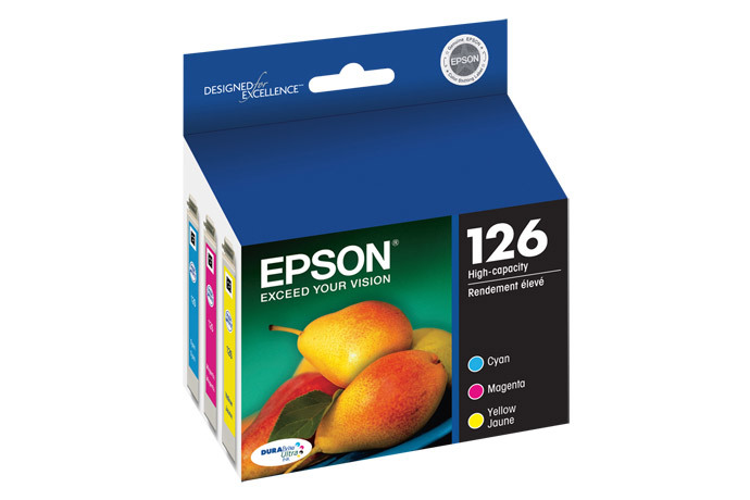 best before 04/2026) Epson - 126 Multi-Pack XL High-Yield Ink Cartridge - Cyan/Magenta/Yellow