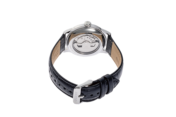 ORIENT: Mechanical Classic Watch, Leather Strap - 38.4mm (RA-AP0104S)