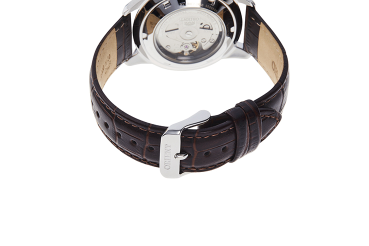 ORIENT: Mechanical Contemporary Watch, Leather Strap - 40.8mm (RA-AX0008S)