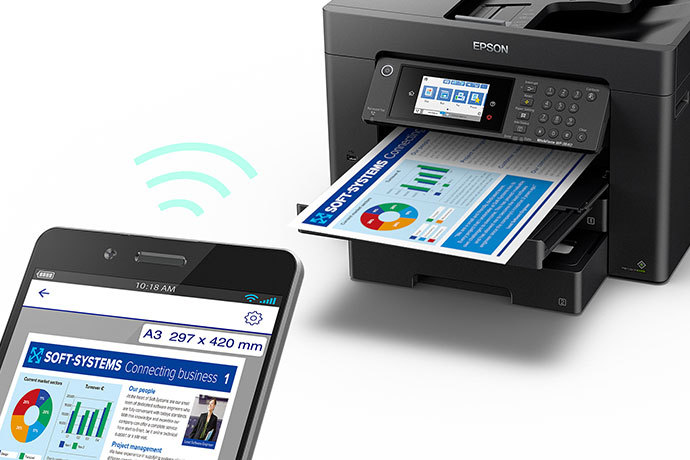 | Pro Wide-format WorkForce All-in-One Wireless WF-7840 | Epson US Products Printer