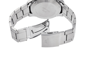 ORIENT: Mechanisch Modern Uhr, Metall Band - 38.5mm (AG03001W)