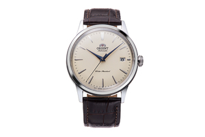 ORIENT: Mechanical Classic Watch, Leather Strap - 38.4mm (RA-AC0M04Y)