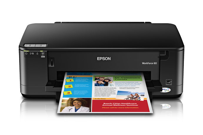 Beskrive Uheldig Lim C11CA77201 | Epson WorkForce 60 Inkjet Printer | Inkjet | Printers | For  Work | Epson US