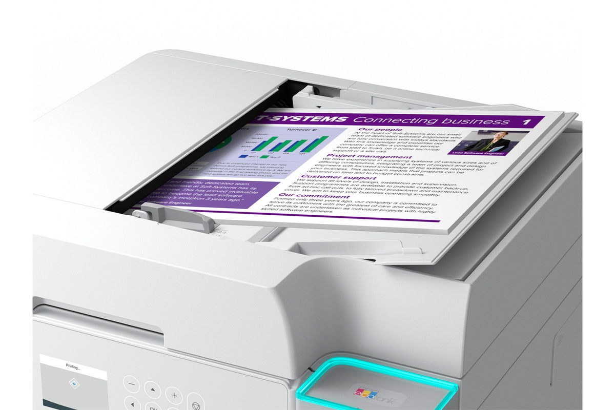 EcoTank ET-3943 Wireless All-in-One Color Supertank Printer – White