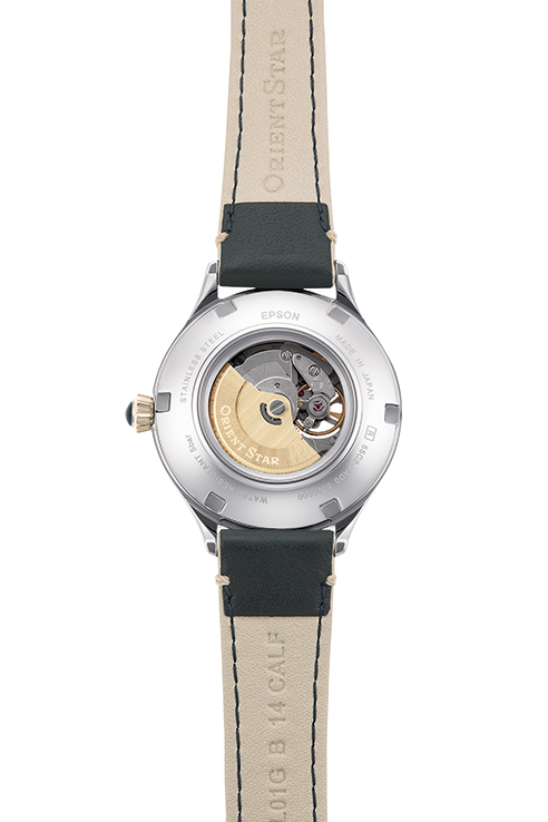 ORIENT STAR: Mechanical Classic Watch, Leather Strap - 30.5mm (RE-ND0011N)